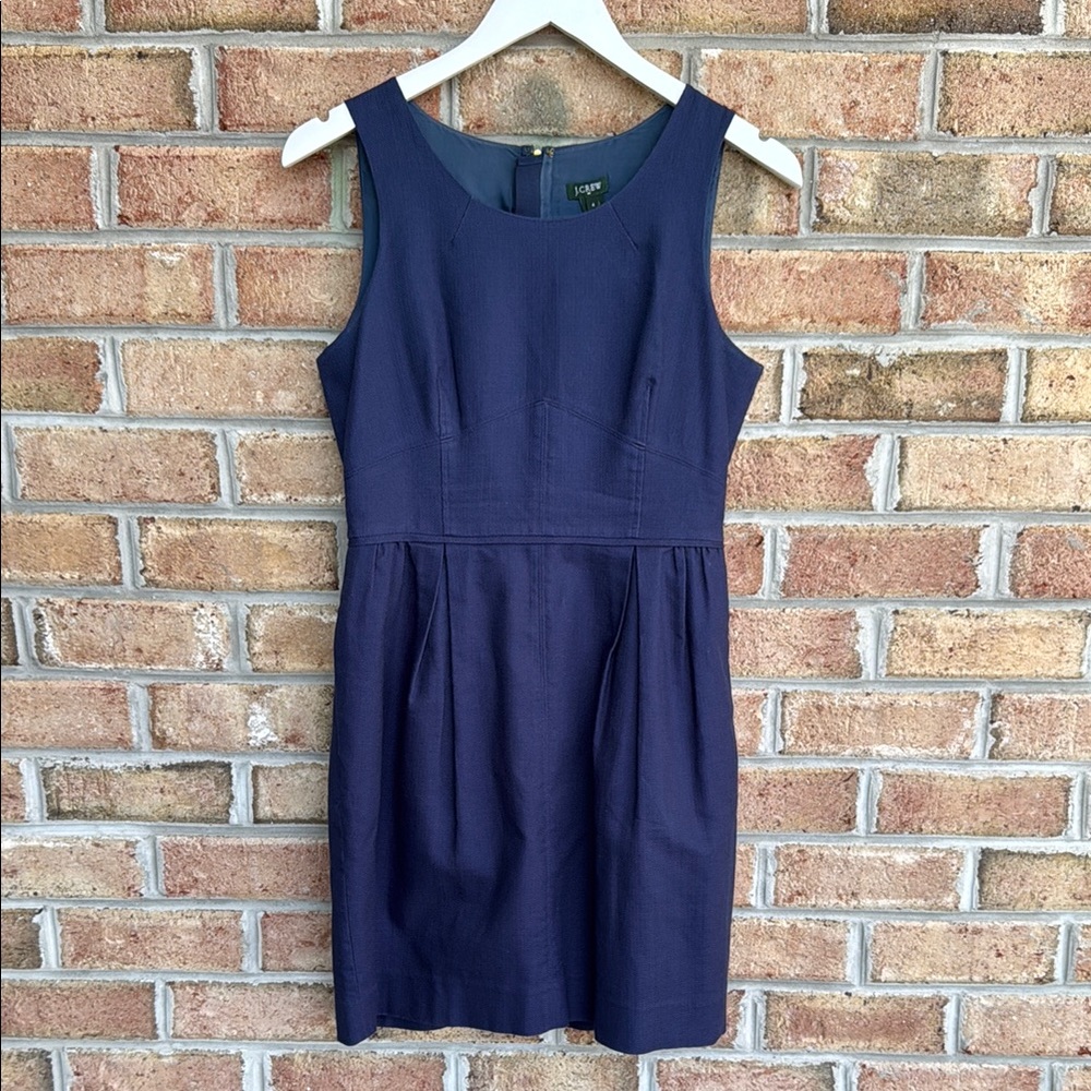 J Crew Factory cotton basketweave dress, size 4